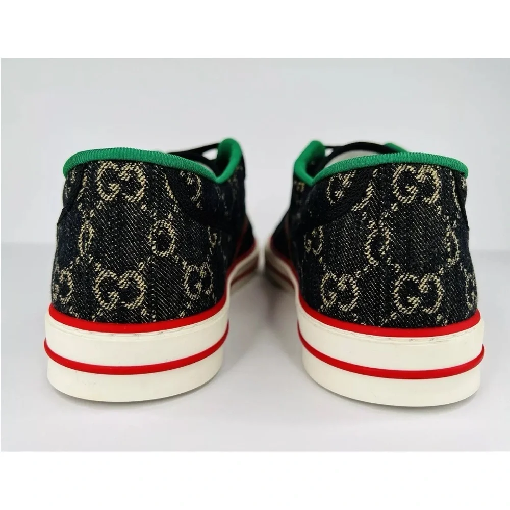 Gucci Tennis 1977 GG Supreme Jacquard Sylvie Sneakers G 13 - US 13.5 - EU 47 - Picture 7 of 11